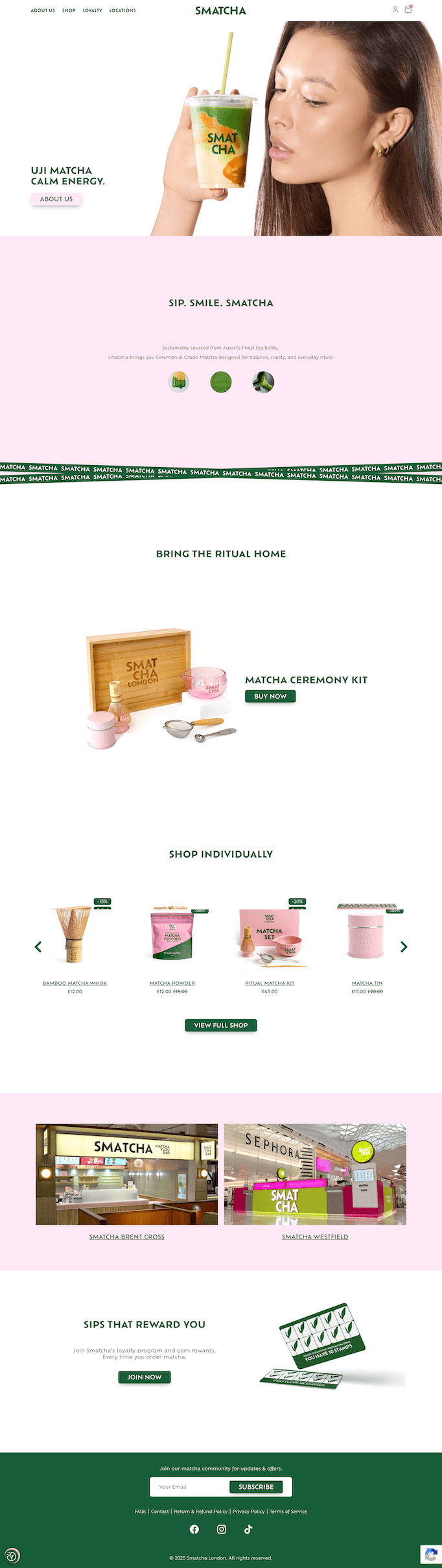 Smatcha London web>